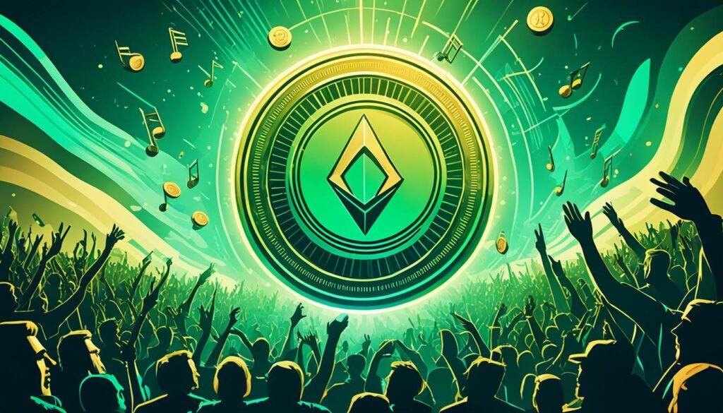 Music industry transformation with cryptocurrency